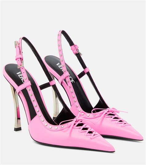 versace lace|versace women slingback shoes.